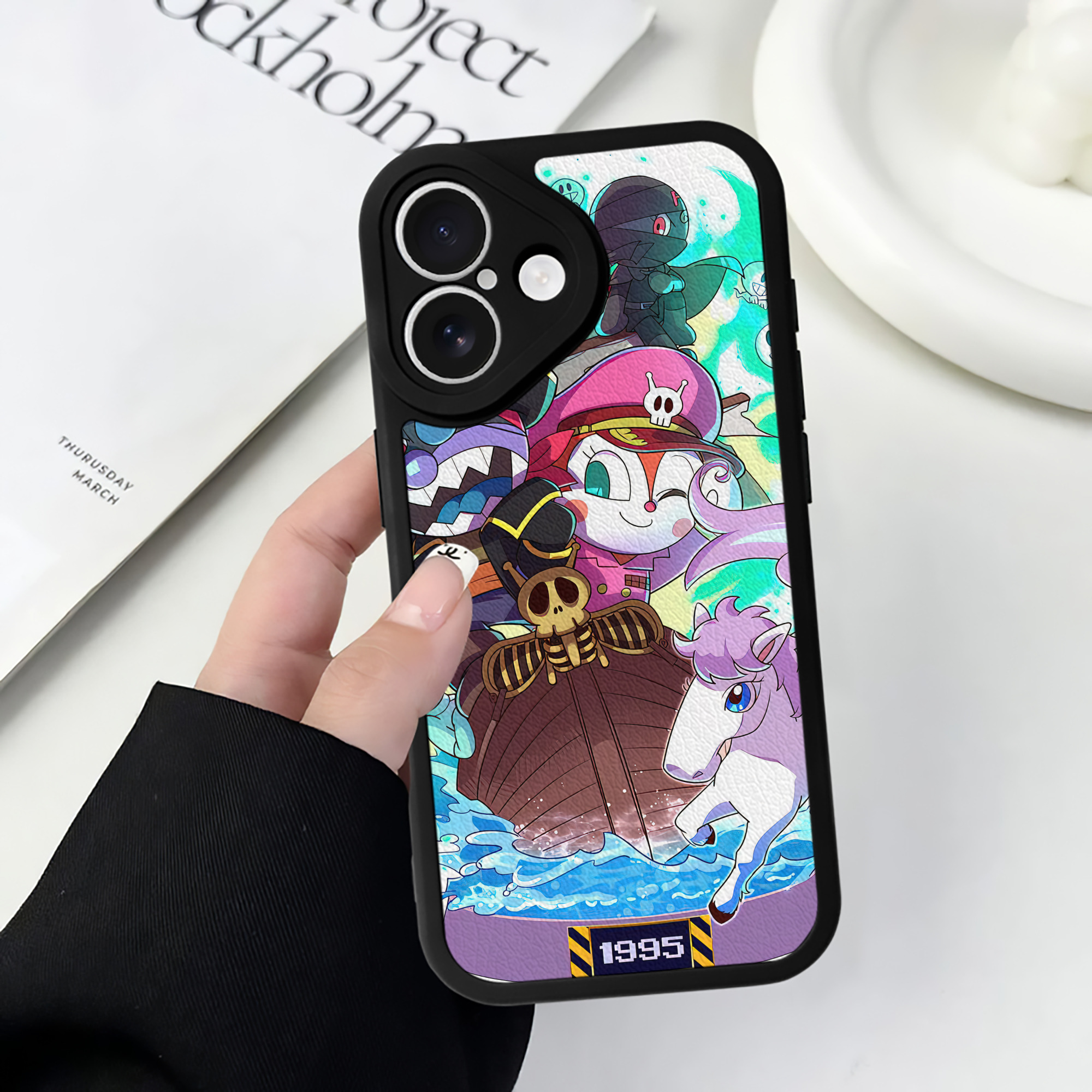 （画像用） アンパンマン Anpanman 【iPhone 16シリーズ対応】シリコンスマホケース（レザー調） 材質：シリコン